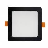 LED луна Lightex Caro черна IP54 18W 1440 lm CCT, квадрат 170x170 мм