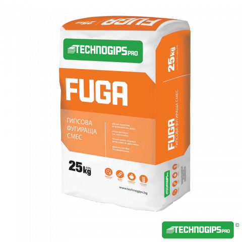 Гипсова фугираща смес Тechnogips Pro Fuga 25 кг - Фугопълнители