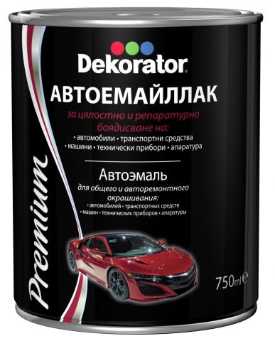 Автоемайллак Decorator 0.75 л бял - Бои за метал