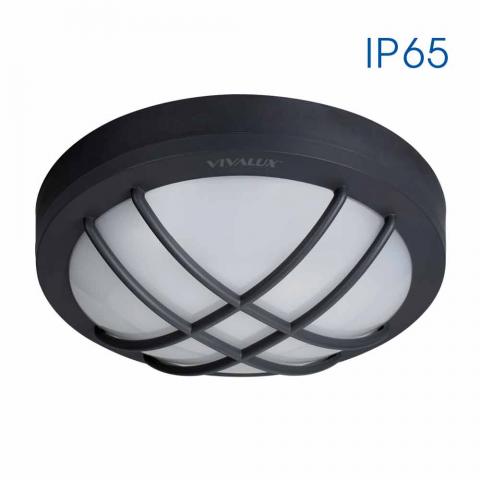 LED плафониера Vivalux Mezzo ф230 18 W IP65 - Градински лампи