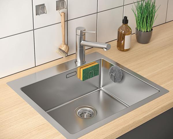 Поставка за гъби Inox 5x3x5 см, снимка 2 - Кухненски аксесоари за окачване