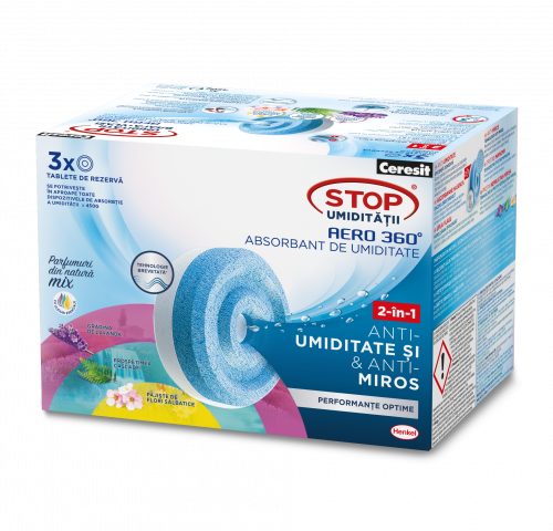 Ceresit Stop Aero таблетки микс 3х450 г - Влагоабсорбатори