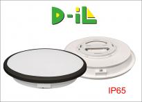 LED плафон 22W 1760 lm, IP65, 3000-6500 с ключ, черен