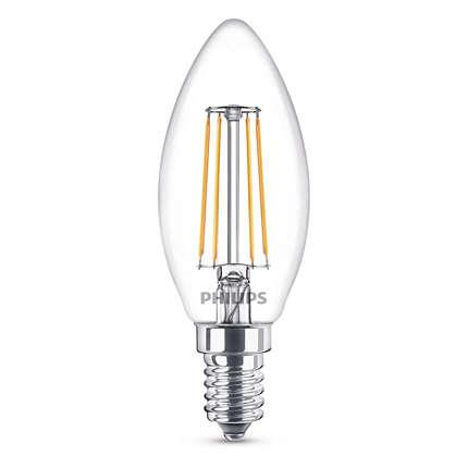 Philips LED Filament свещ E14, 4-40W,470 lm, WW - Лед крушки е14