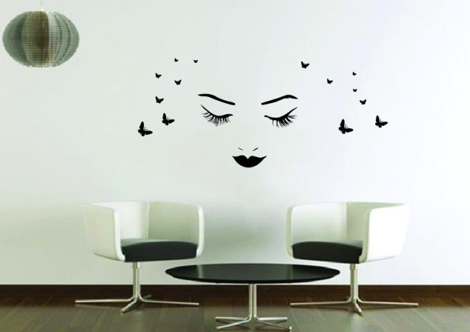 Стикер за стена Жена 50x70 см - Постери и стикери