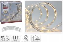Светещ LED маркуч топла светлина 6 м