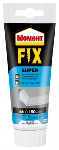 Монтажно лепило Moment Super Fix 250 г - Монтажни лепила