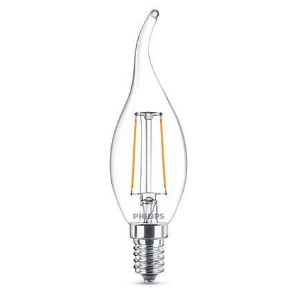 Philips LED Filament дек.свещ E14, 2-25W, 250 lm, WW - Лед крушки е14