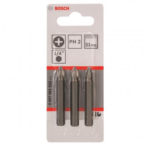 Бит Bosch Extra-Hard PH2 51 мм - Битове