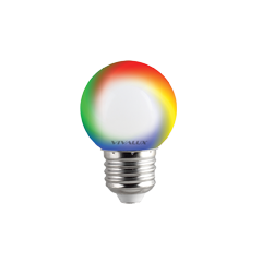 LED крушка Vivalux G45 0.5W E27 RGB 60 lm - Лед крушки е27