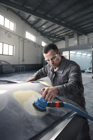 Ексцентършлайф GEX 125-1 AE Bosch Blue new, снимка 5 - Ексцентършлайфи