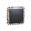 Sedna New Мех. ключ еднополюсен, 10А 250V, IP44, антрацит