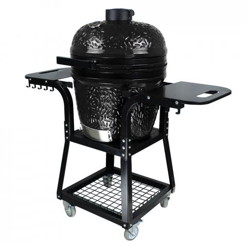 Барбекю Kamado 127.3х65.4х127.6 см с колелца, снимка 2 - Керамични грилове Кamado