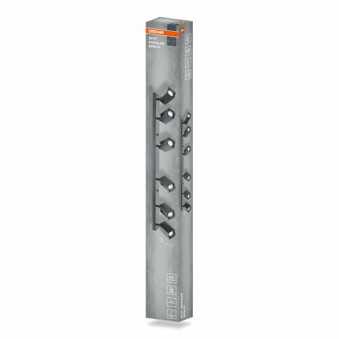 Спот шестица Osram Angular GU10 черен, снимка 2 - Спотове