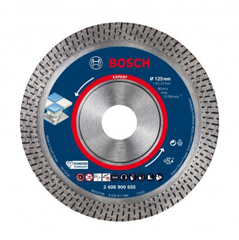Диамантен диск за рязане Bosch Expert HardCeramic 125 мм - Диамантени дискове