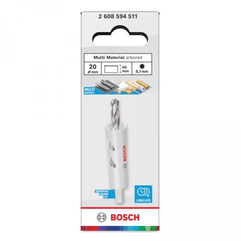 Боркорона Bosch ММ 20 мм, снимка 4 - Боркорони bi-metal
