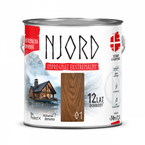 Байц Njord 2.5 л цвят 01 - Лакове за дърво