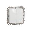 Sedna New Мех. ключ сериен, 10А 250V, IP44, бял