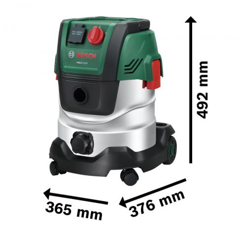 Прахосмукачка Bosch PAS 20-220P, снимка 3 - Прахосмукачки за сухо и мокро почистване