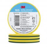Изолирбанд 3M Temflex 165 15 мм x 10 м жълт / зелен