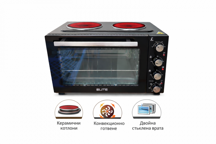 Мини печка ELITE EMO-48 0503, 48 л - Малки готварски печки