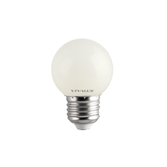 LED крушка Vivalux G45 1W E27, 70 lm топло бяла - Лед крушки е27