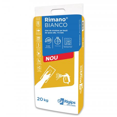 Гипсова шпакловка Rimano Bianco 20 кг - Шпакловки