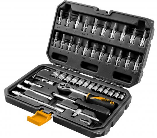 Комплект инструменти Tolsen 1/4" 46 части - Комплекти ръчни инструменти