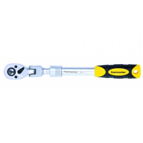 Телескопична тресчотка Topmaster 1/2" 72 зъба 340-475 мм - Тресчотки