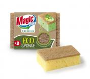 Гъба Magic clean Premium с натурална фибра 2 бр.