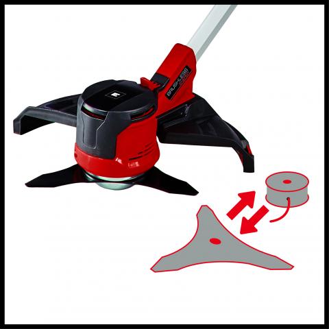 Акумулаторна коса Einhell Power X-Change Agillo 36/255 BL-Solo, снимка 6 - Тримери и коси