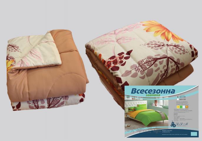 Всесезонна завивка 150х220 см двулицева, снимка 2 - Олекотени завивки