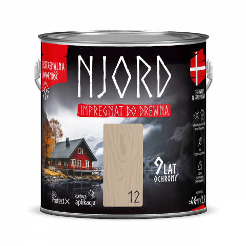 Боя Njord 2.5 л цвят 12 - Лакове за дърво