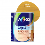 Лак за дърво Леко Aqua 0.6 л бор