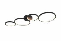 Плафон Trio Rondo 1x37 W LED черен