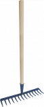 Гребло градинско 16 зъба, с дръжка 1400 mm