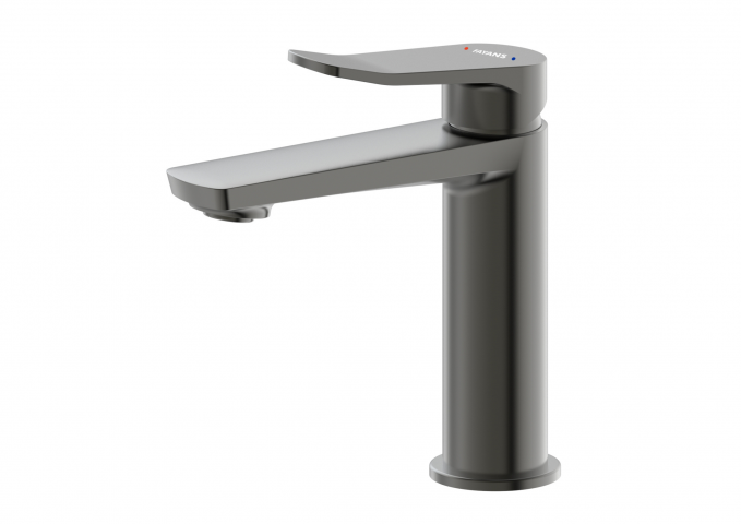 Смесител за умивалник HAPPYSMART-N, Gun metal Brushed - Смесители и душове