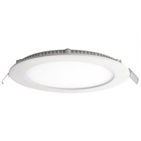 LED луна бяла влагозащитена Lightex 220V 6W IP44 NW 4000K 510 lm - Led панели
