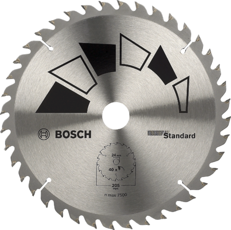 Циркулярен диск Bosch 205x2.2x24/16 мм Z=40 - Циркулярни дискове
