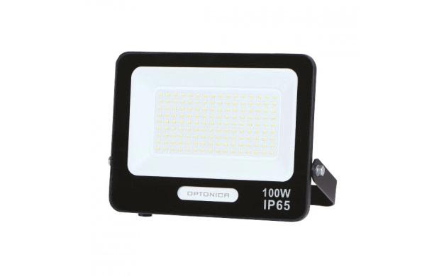 LED прожектор Optonica 100 W 6000K черен - Led прожектори