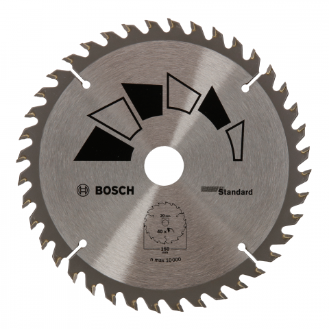 Циркулярен диск Bosch 150x2.2x20/16 мм Z=40, снимка 2 - Циркулярни дискове