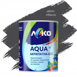 Акрилатна боя Леко Aqua сатен Абанос 0.6л