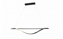 LED пендел Optonica 17 W 1360 lm пясъчно черно