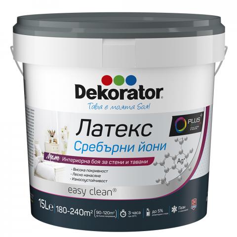 Интериорна боя Dekorator Сребърни йони 15 л - Интериорни бои