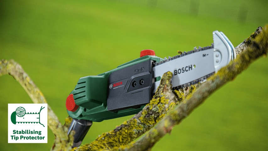 Акумулаторен телескопичен трион Bosch UniChain pole 18, снимка 7 - Верижни триони