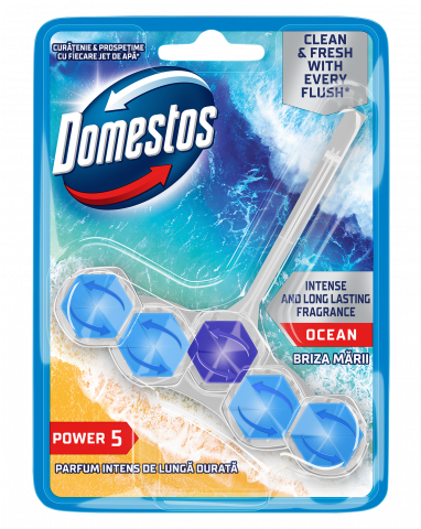 Domestos WC таблетки Power 5 Океан 50/55 г - Препарати за баня