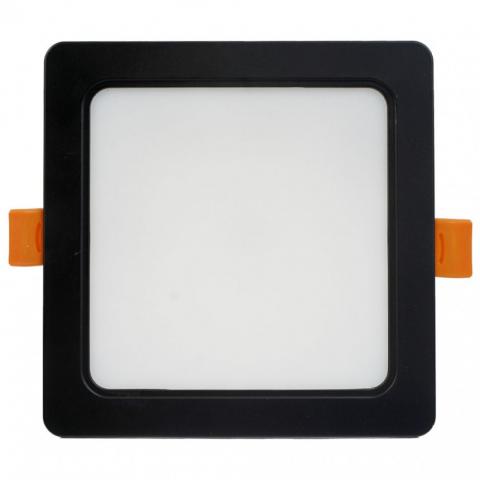 LED луна Lightex Caro черна IP54 12W 960 lm CCT, квадрат 145x145 мм - Лампи за баня