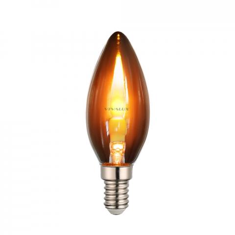 LED филамент крушка Vivalux Glow STG57 E27, 0.6W - Лед крушки е14