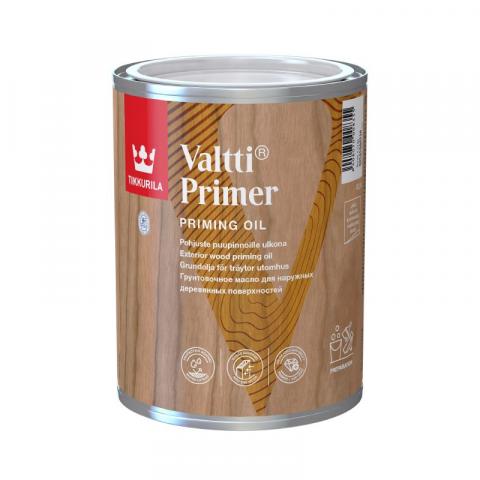 Грунд дървени фасади Valtti 0.9 л - Лакове за дърво