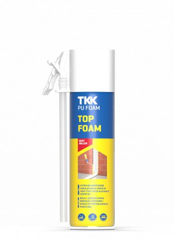 Ръчна монтажна ПУ пяна TKK Top foam 250 мл - PU пени